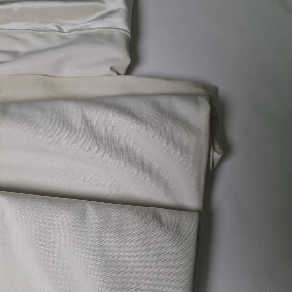 Rodeo Home Velvet Blackout Curtain Panel (3) Ivory DRA/FELIX 54x96